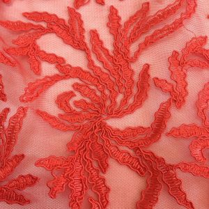Broderie rosu-coral