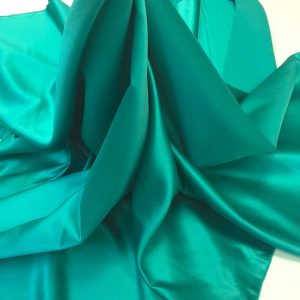 Tafta Duchesse verde-turcoaz