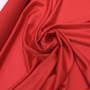 Satin gros elastic rosu-coral