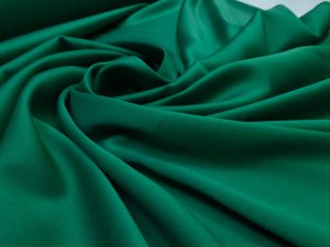 Satin gros elastic verde smarald