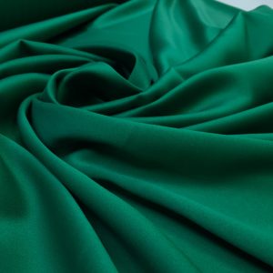 Satin gros elastic verde smarald