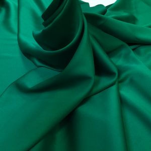 Satin gros elastic verde smarald