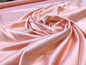 Satin gros elastic roz-piersiciu pastel