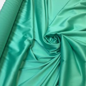 Satin gros elastic verde-aqua