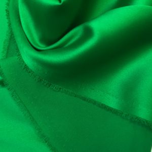 Satin gros elastic verde
