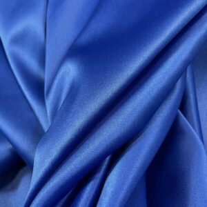 Satin gros elastic albastru