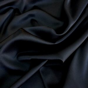 Satin gros elastic negru