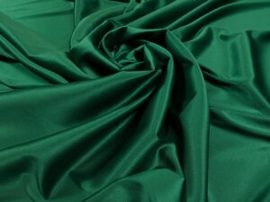 Satin gros elastic verde