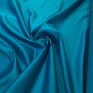 Tafta Duchesse albastru-turcoaz