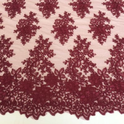 Broderie bordeaux