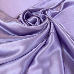 Satin de matase naturala fara elastan lavanda