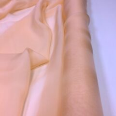 Voal chiffon de matase naturala piersiciu