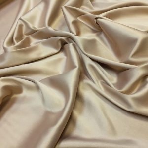 Satin gros elastic nude-greige