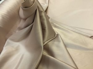 Satin gros elastic nude-greige