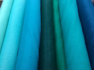 Tulle nuante verde-turcoaz