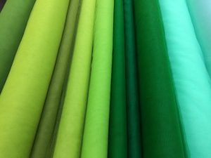 Tulle elastic nuante verde-aqua