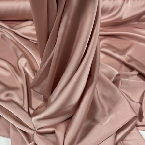Imitatie satin de matase roz-piersiciu pastel