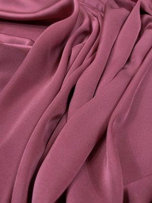 Imitatie satin de matase zmeuriu-prafuit