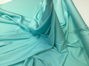 Imitatie satin de matase aqua