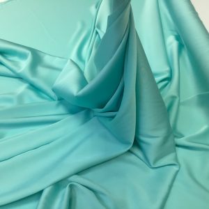 Imitatie satin de matase aqua