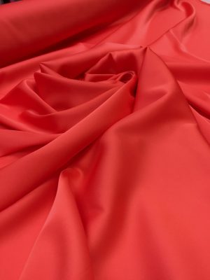 Imitatie satin de matase coral