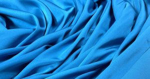 Imitatie satin de matase bleu-turcoaz