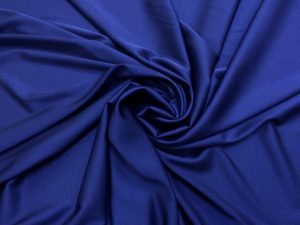 Imitatie satin de matase albastru