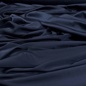 Imitatie satin de matase albastru-inchis