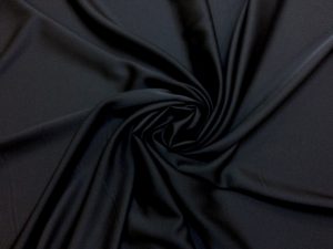 Imitatie satin de matase negru
