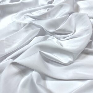 Imitatie satin de matase alba
