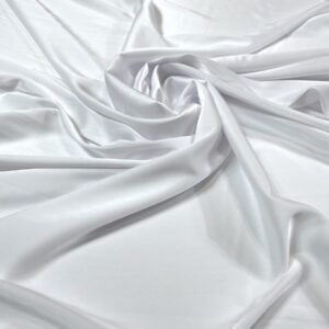 Imitatie satin de matase alba