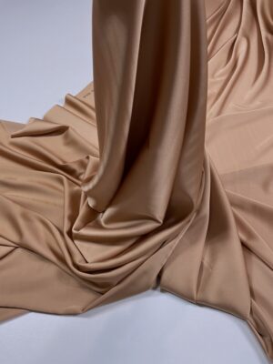 Imitatie satin de matase camel-rose