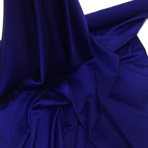 Imitatie satin de matase albastru-inchis