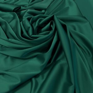 Imitatie satin de matase verde