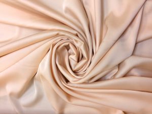 Imitatie satin de matase crem-piersiciu