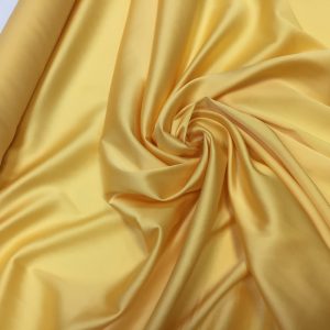 Imitatie satin de matase galben-ocru