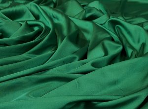 imitatie satin de matase verde