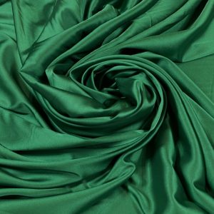 imitatie satin de matase verde