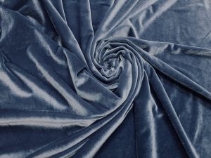 Catifea elastica gri-bleu