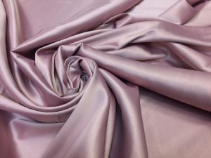 Satin gros elastic roz-fumuriu