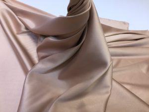 Satin gros elastic nude-rose