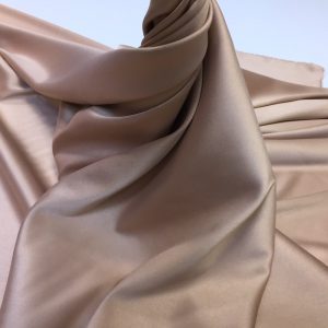 Satin gros elastic nude-rose