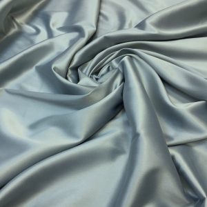 Satin gros elastic gri