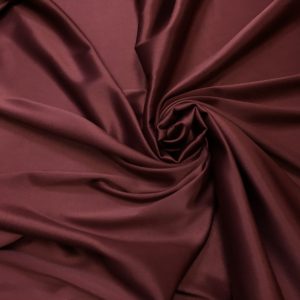 Satin gros elastic marsala inchis