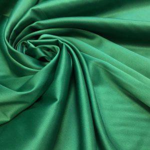 Satin gros elastic verde