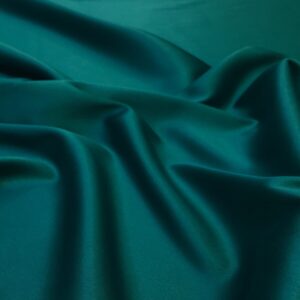 Satin gros elastic verde-marin inchis