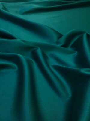 Satin gros elastic verde-marin inchis
