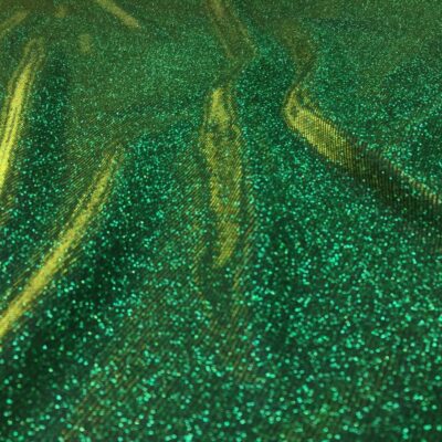 Lurex verde cu sclipici