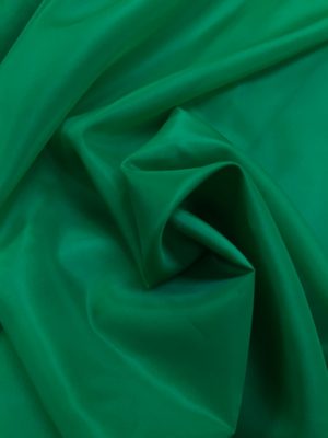 Organza de matase naturala verde-smarald