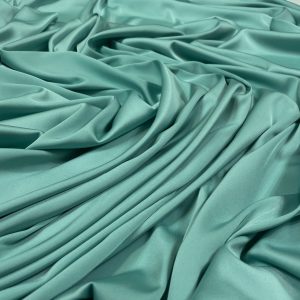Imitatie satin de matase aqua